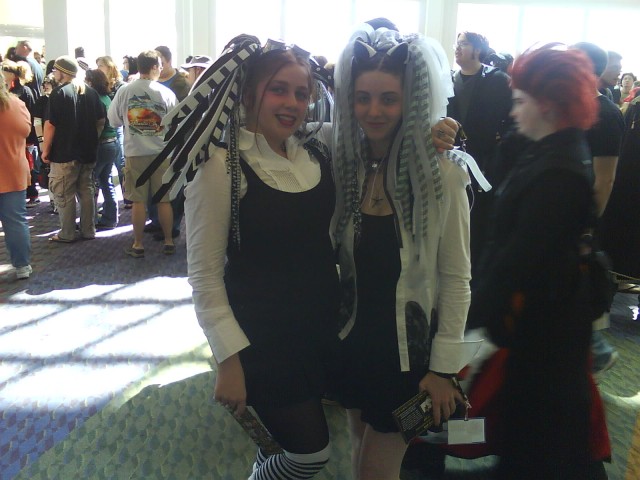 SuperCon agents looking awesome. Left hand  was Missy. Still looking to remember the girl on the right.